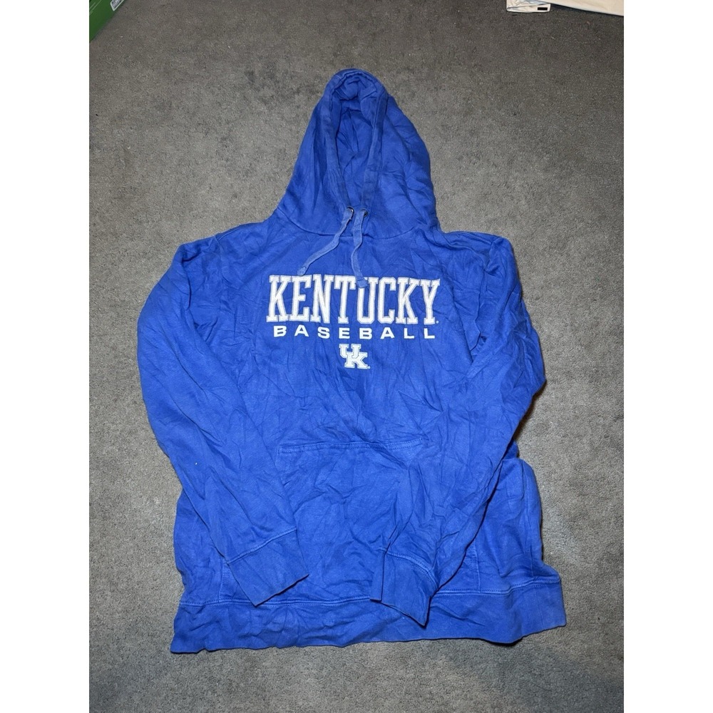 Kentucky Wildcats Baseball Hoodie Mens Medium Blue NCAA Pullover